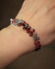 Stream of Garnet & Pearl Bracelet
