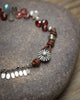 Stream of Garnet & Pearl Bracelet