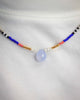 Seed Bead Necklace with Chalcedony