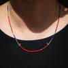 Little Birds Necklace with Sea Bamboo (longer)
