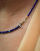 Necklace with Silver Birds and Lapis