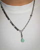 Mixed Chain and Paillette Necklace