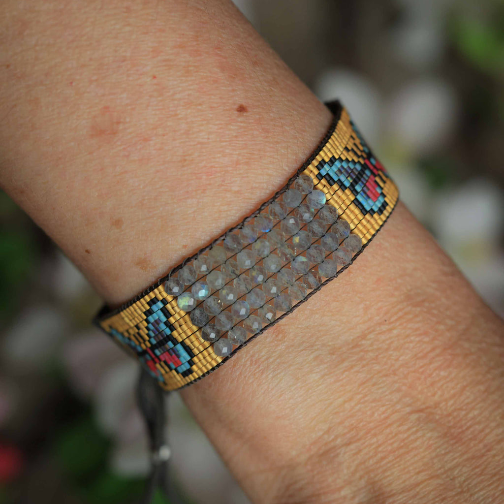 Mariposa Bracelet with Labradorite