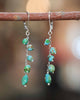 La Semillas Earrings with Kingman Turquoise