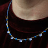 Glimmer of Gold Necklace with Chalcedony