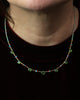Glimmer of Gold Necklace with Peridot