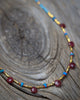 Glimmer of Gold Necklace with Ruby