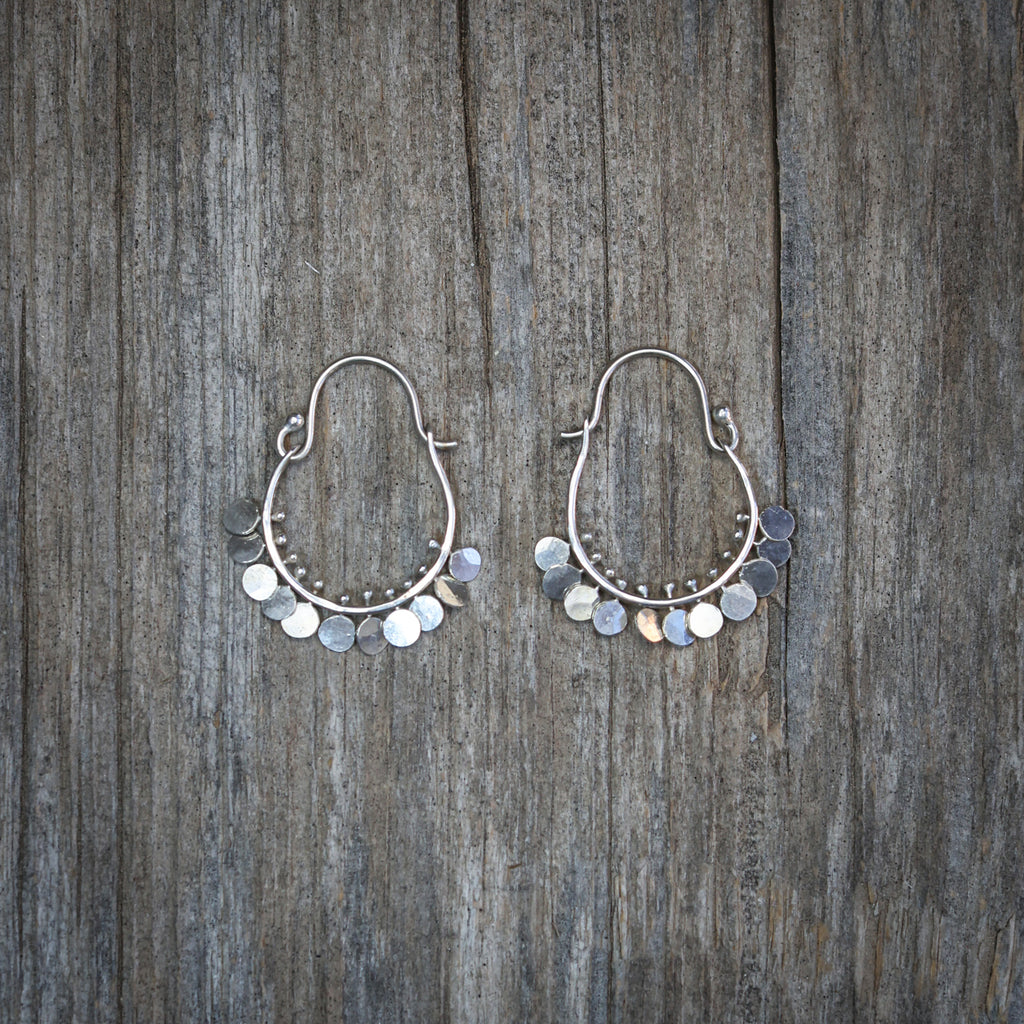 Small Paillette Hoops*